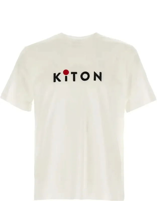 Logo Embroidery Cotton T-shirt