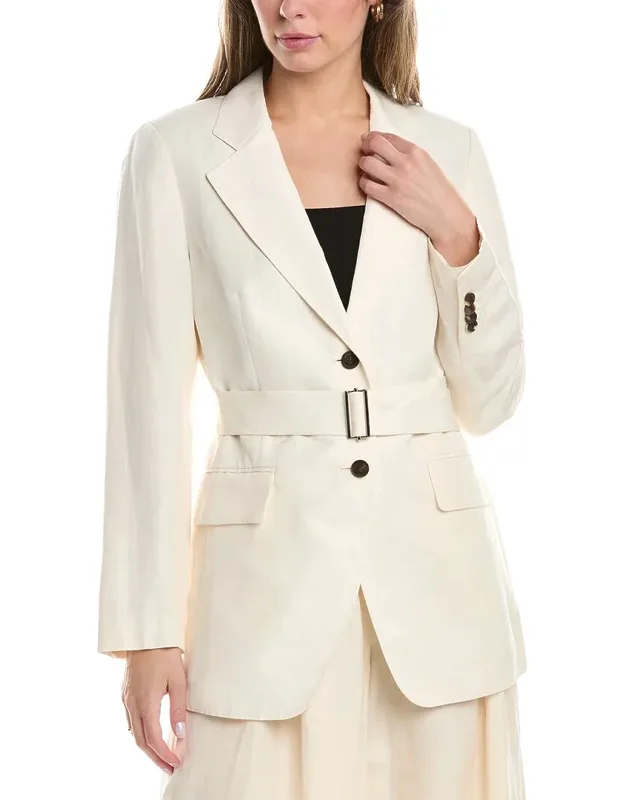 Kettson Silk & Linen-blend Blazer