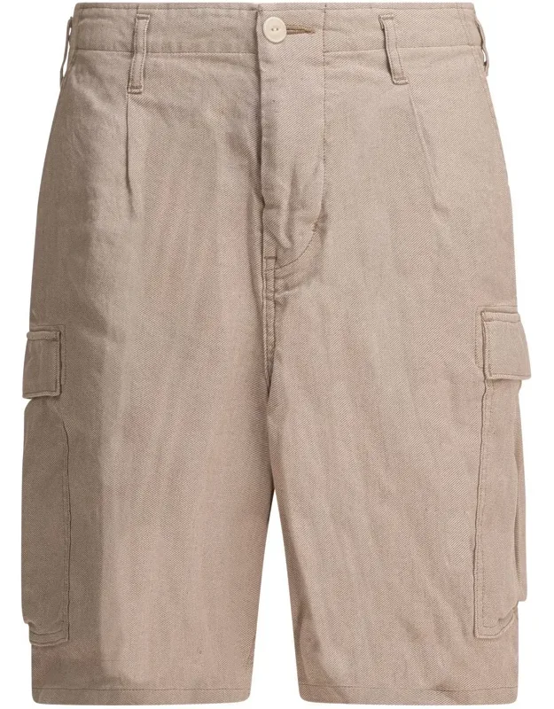 Linen Cargo Shorts