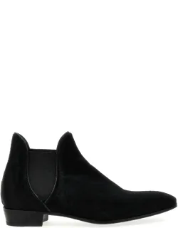 Calf Hair Ankle Boots