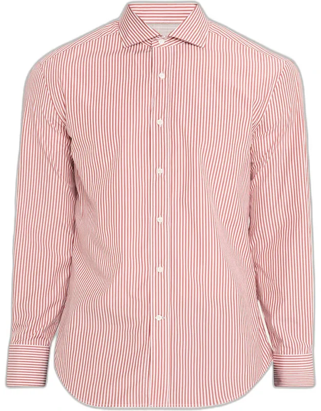 Narrow Striped Long-sleeve Shirt