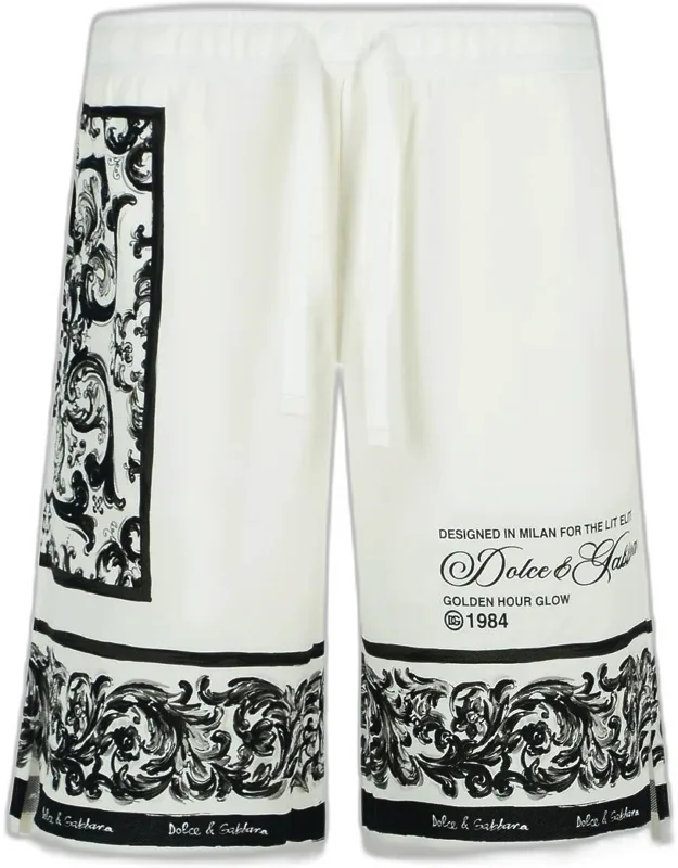 Maiolica Cotton Bermuda Shorts