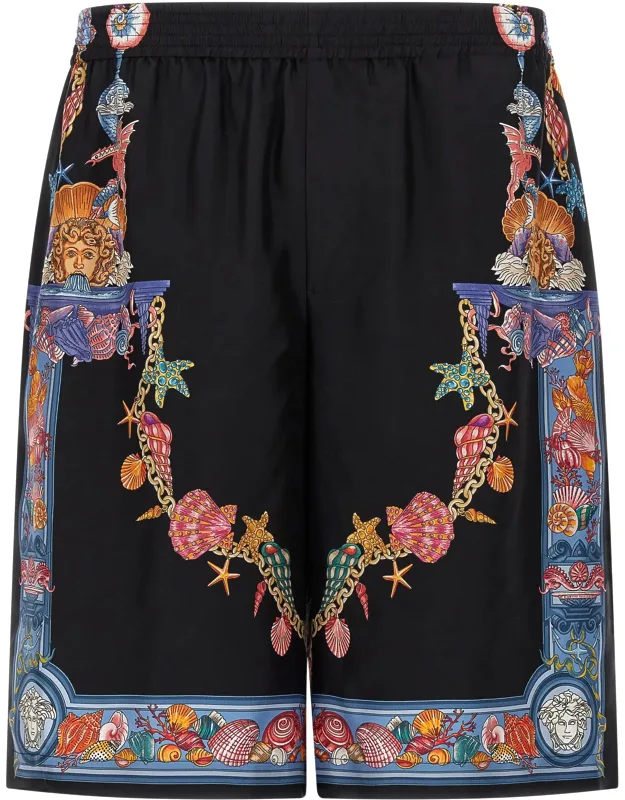 Theatre Print Bermuda Shorts