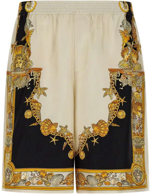 Theatre Print Bermuda Shorts