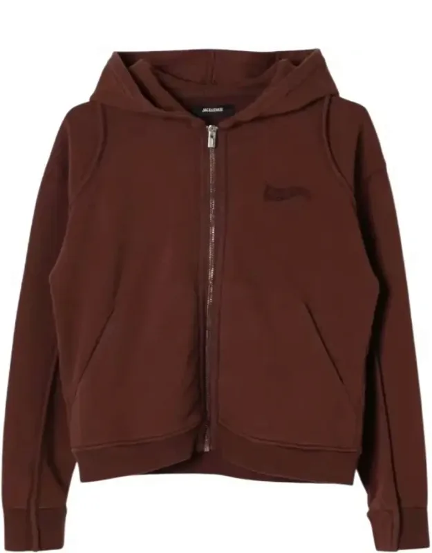 L'enfant Le Camargue Cotton Zip-up Hoodie
