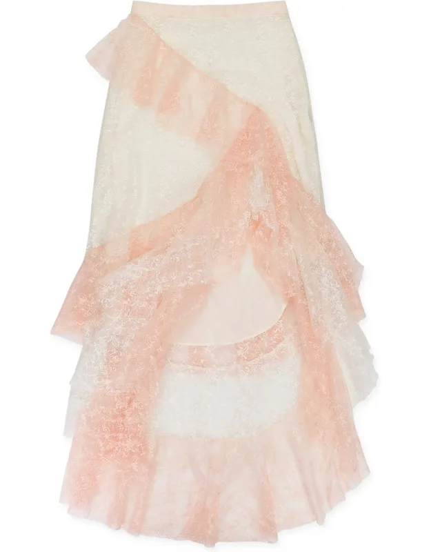 Flared Tulle Skirt