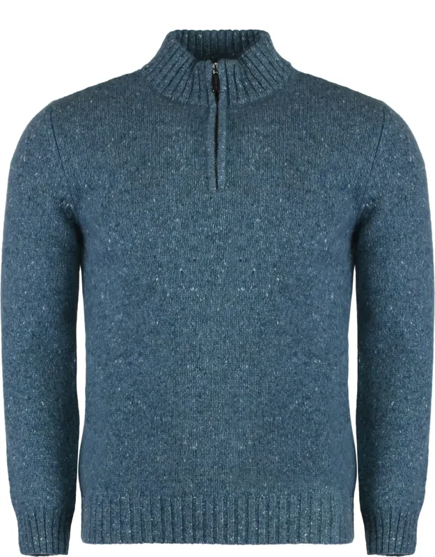 Wool Blend Turtleneck Sweater