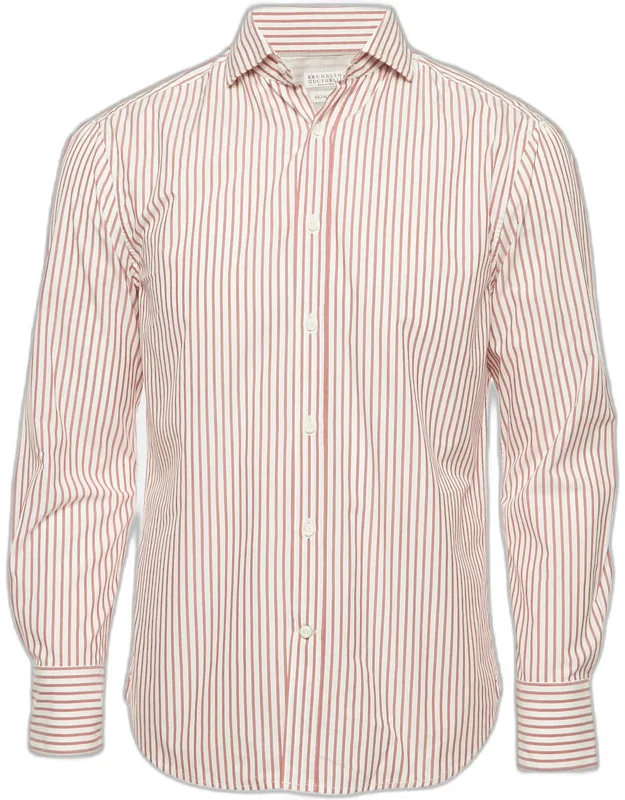 Striped Cotton Slim Fit Shirt