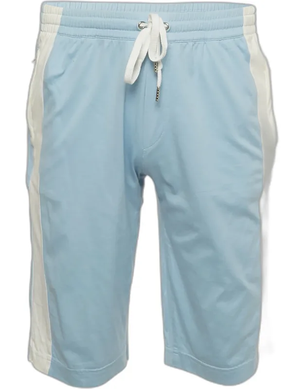 Striped Cotton Jersey Shorts