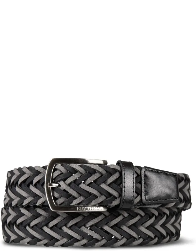 Braided Suede Belt