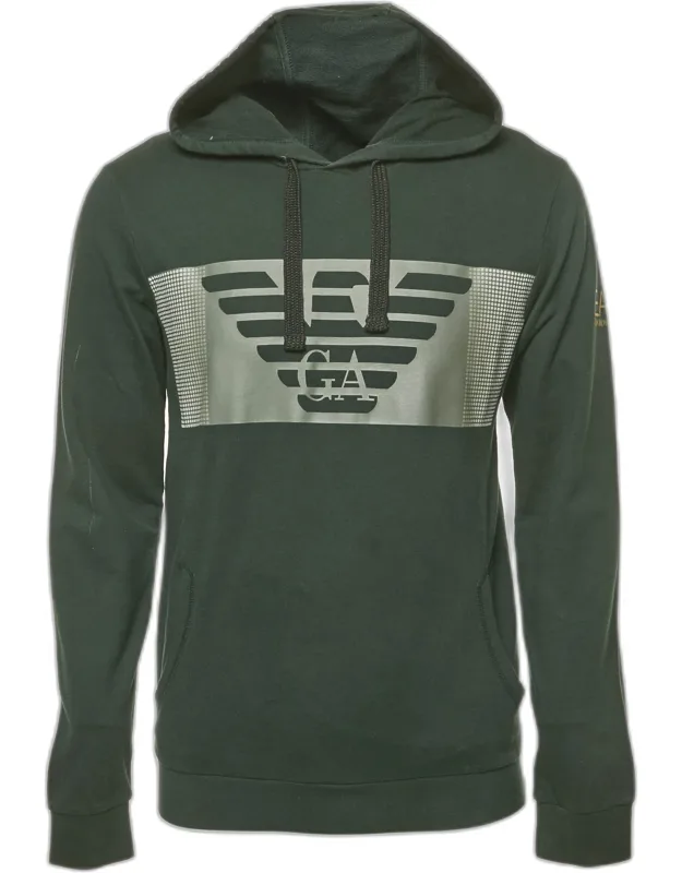 Logo Print Cotton Hoodie