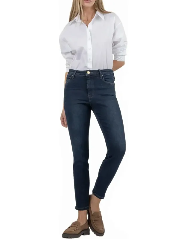 High Rise Cigarette Leg Jeans