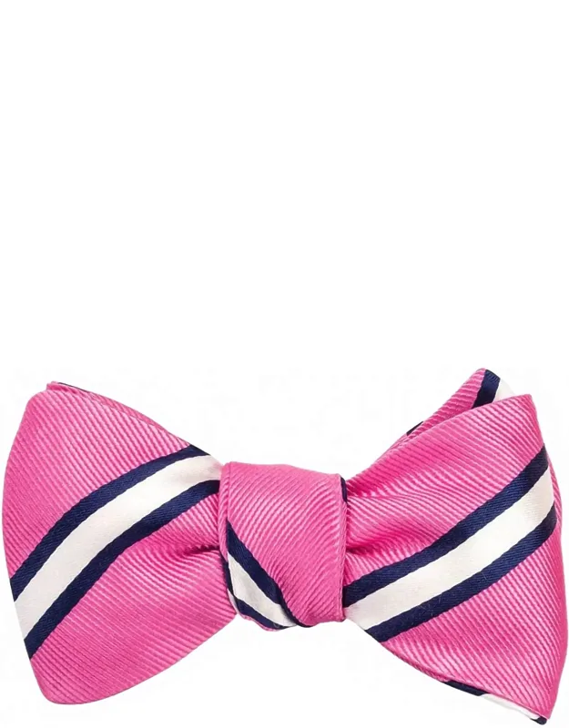 Butler Stripe Bow Tie