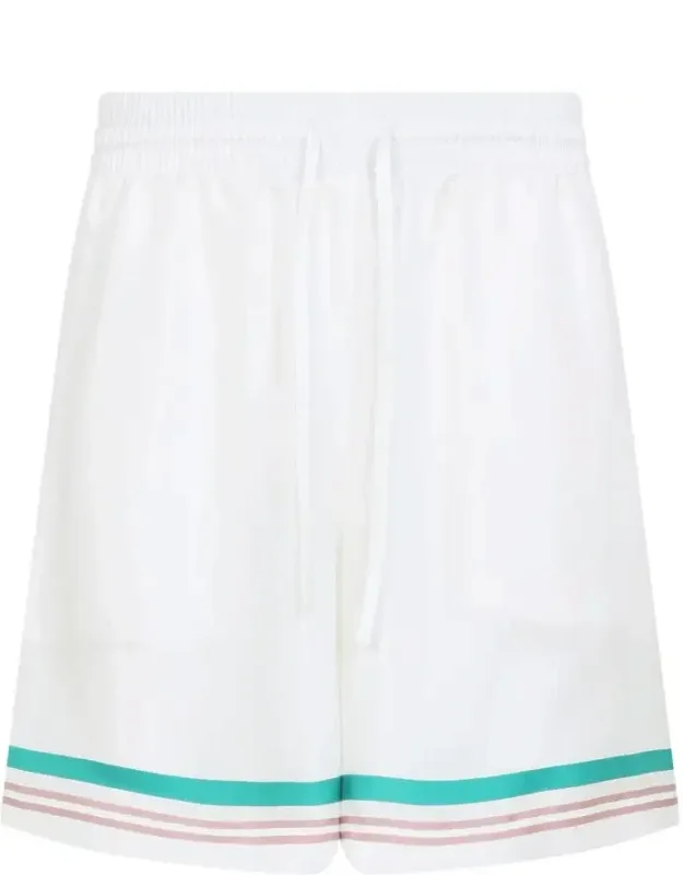 Drawstring Silk Shorts