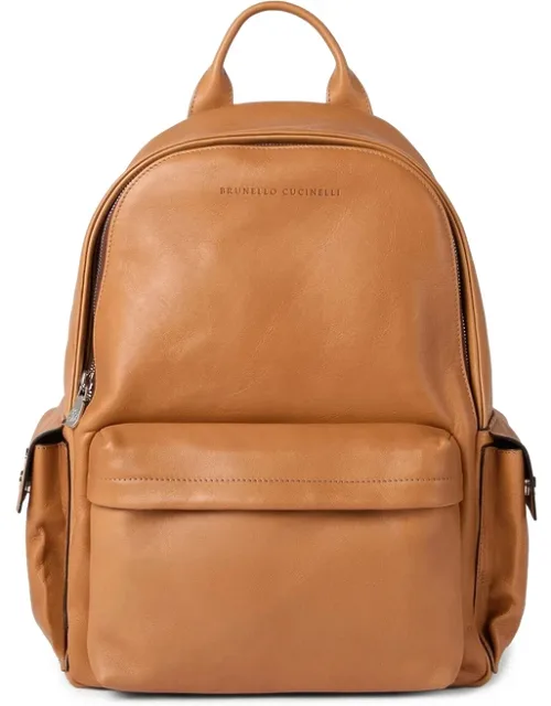 Leather Travel Backpack