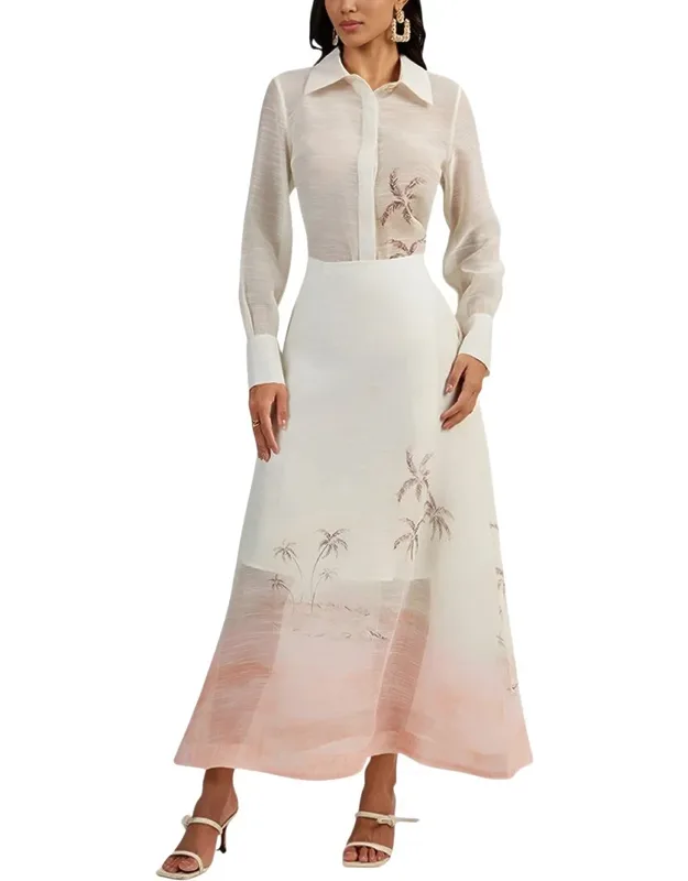 2pc Shirt And Skirt Set