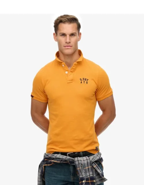 Vintage Athletic Embroidered Polo Shirt