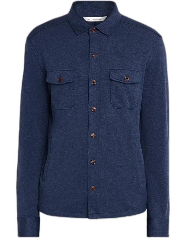 Crown Fleece Sweater Shirt Jacket