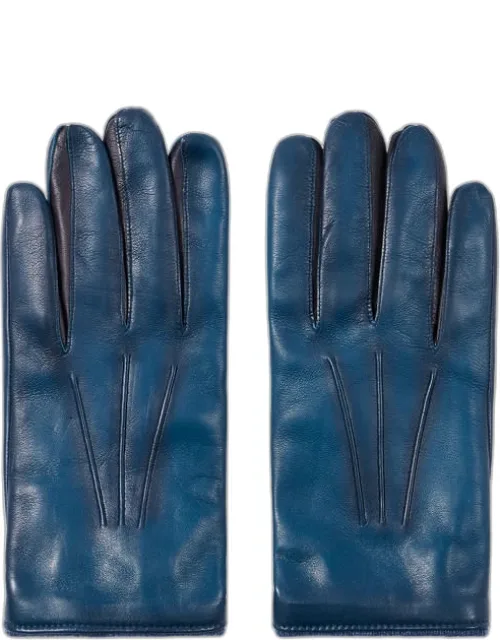 Leather Gloves With Wool-cashmere Lining