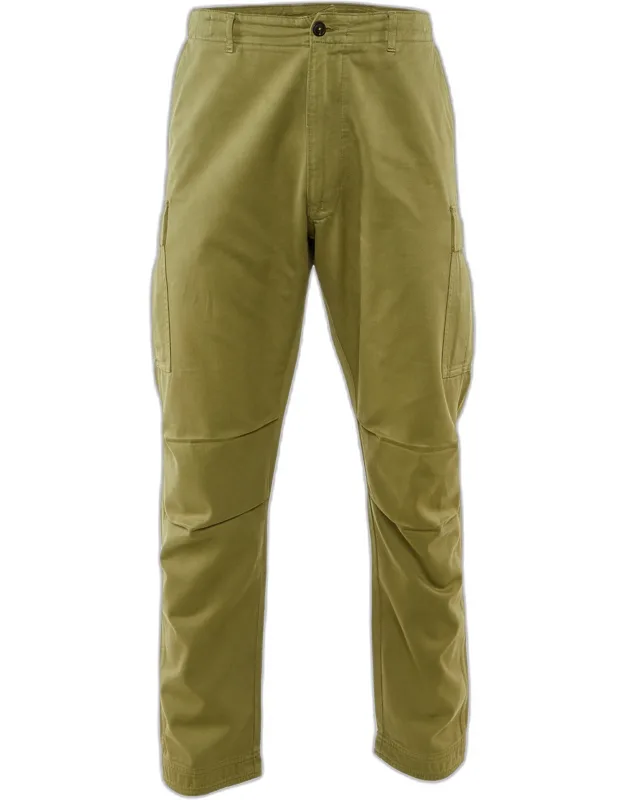 Cotton Buckle Trim Cargo Pants