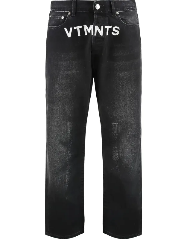 5-pocket Straight-leg Jeans