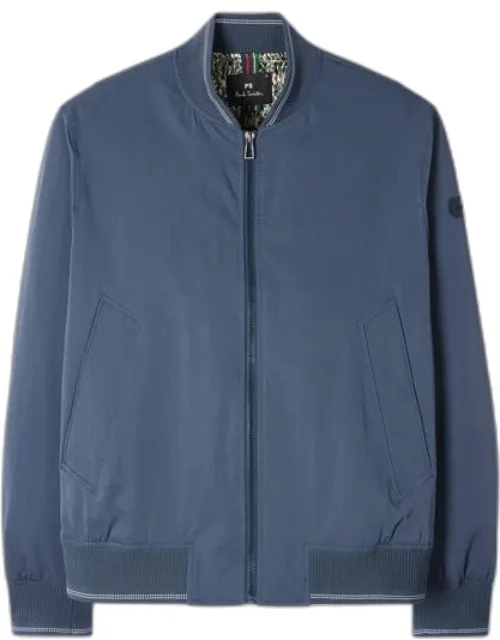 Textured Bomber Jacket