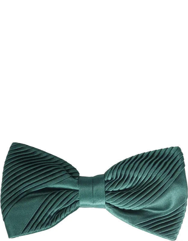 Pleated Silk Bow Tie