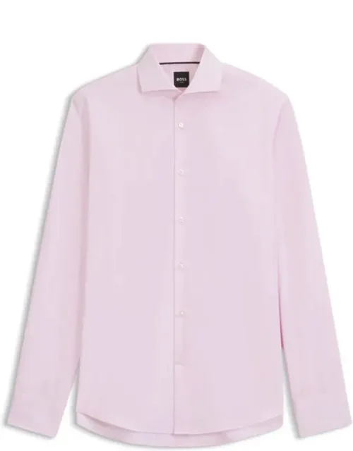 Regular-fit Shirt In Wrinkle-resistant Oxford Cotton