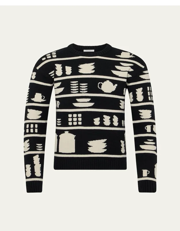 Crockery Jacquard Sweater