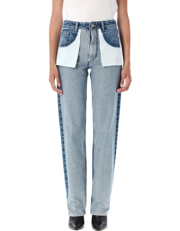 Reversed Front Jeans