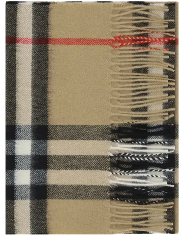 Scarf, Cashmere, Iconic Check Pattern