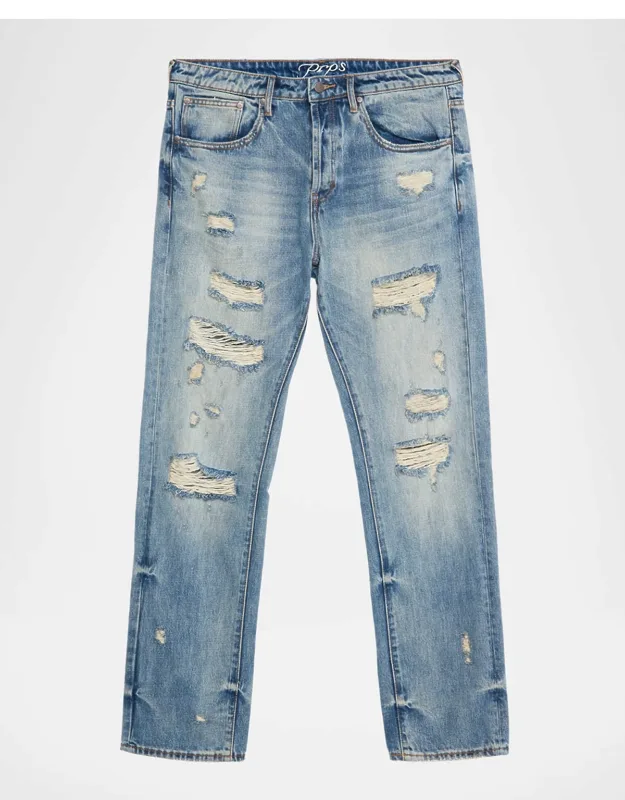 Sapporo Distressed Denim Relaxed-fit Jeans