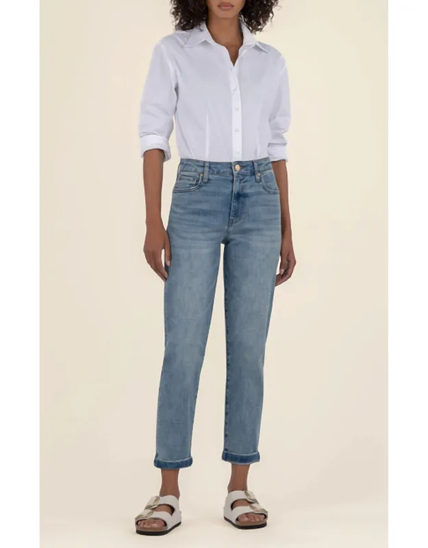 Baggy Boyfriend Cropped Jeans