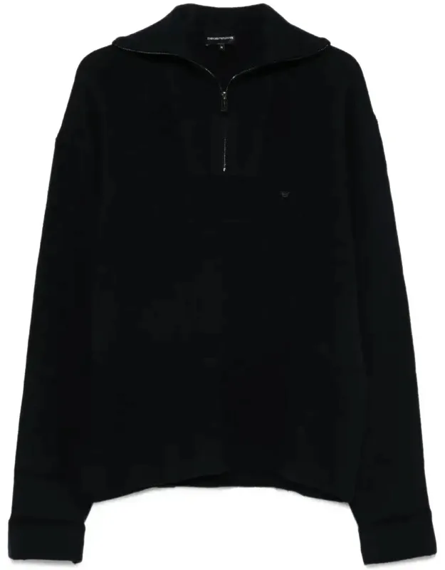 Half Zip Turtle Neck Sweater