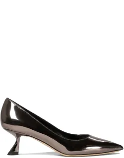 Pumps In Mirror Effect Leather