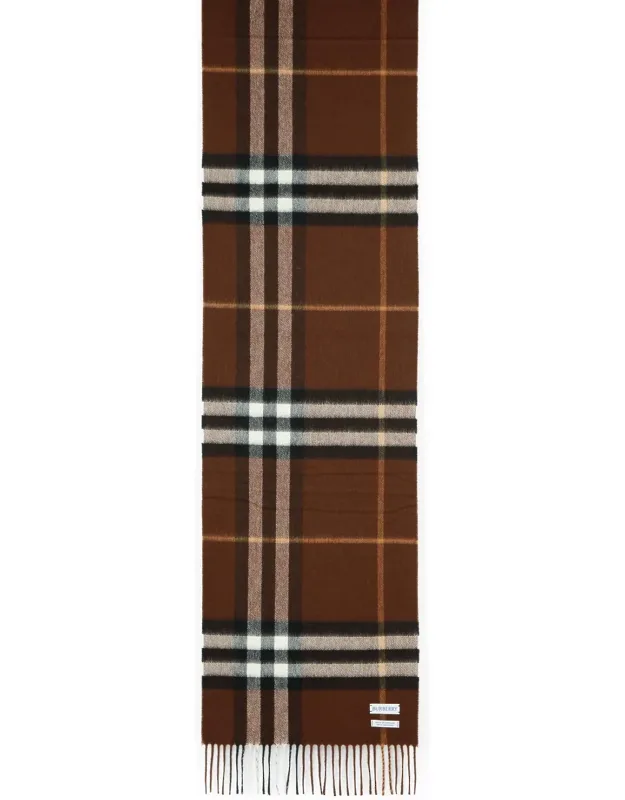 Giant Check Cashmere Scarf