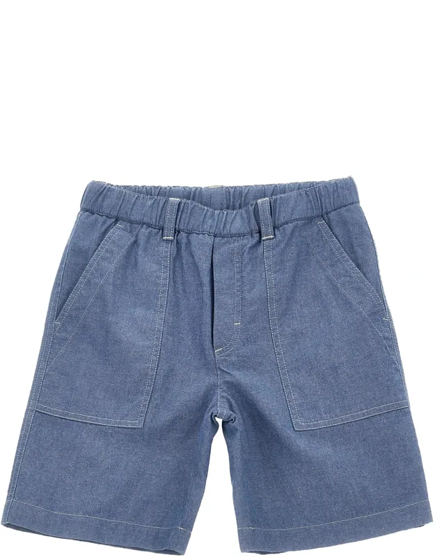 Denim Bermuda Shorts