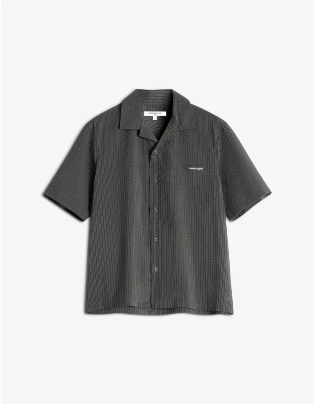 Resort Shirt With Short Sleeves, Button Closure