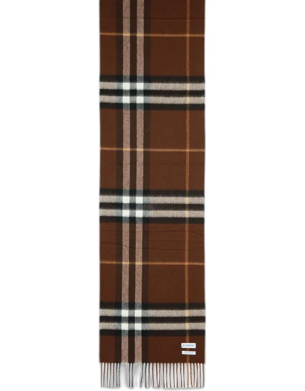 Giant Check Cashmere Scarf