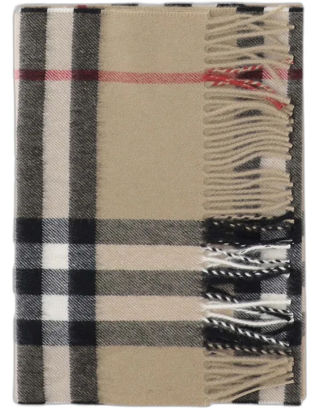Cashmere Check Scarf