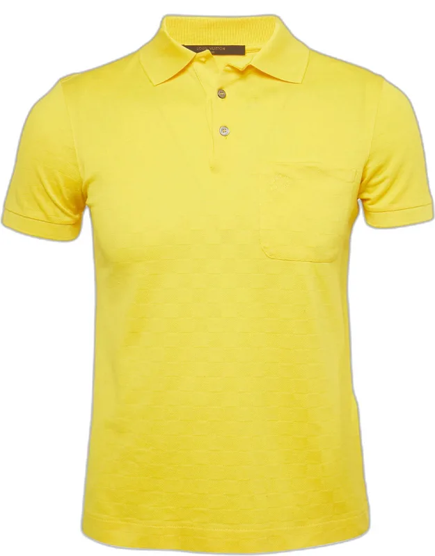 Damier Jacquard Knit Polo T-shirt