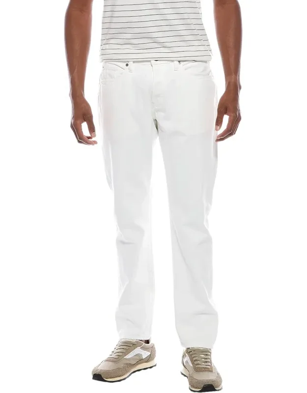 White Wash Slim Fit Jeans