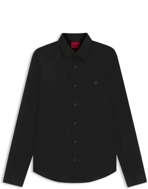Slim-fit Shirt In Cotton Poplin