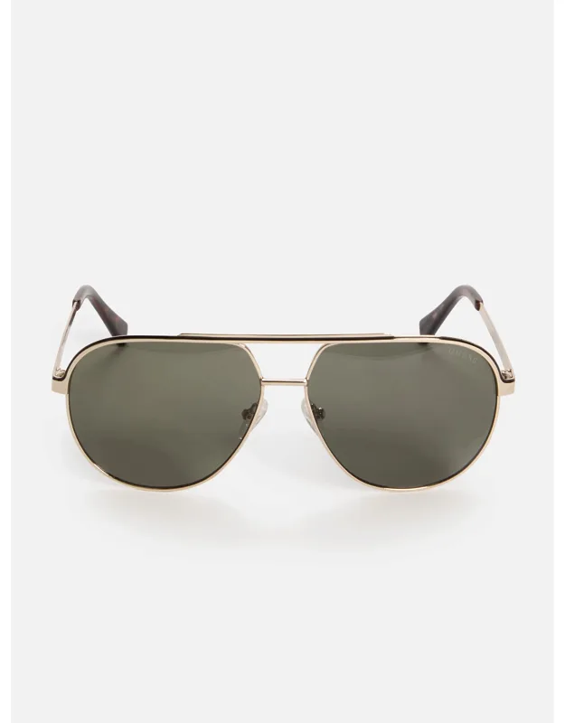 Metal Aviator Sunglasses