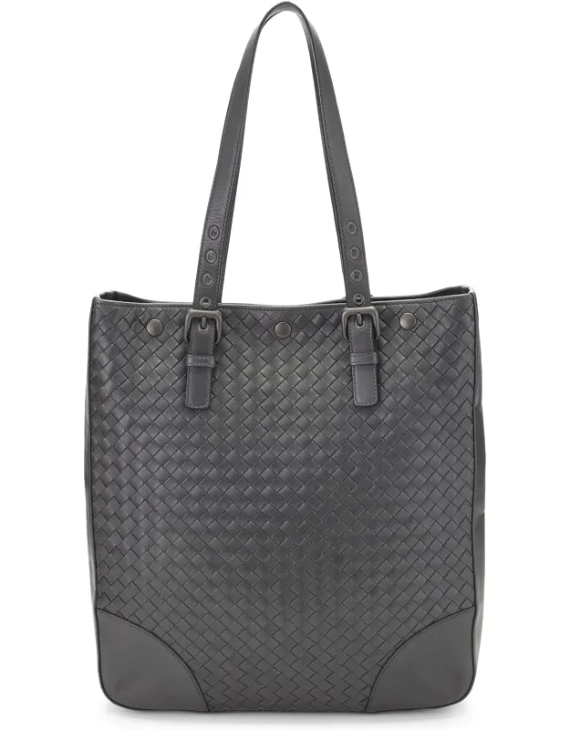Intrecciato Buckle Tote Small