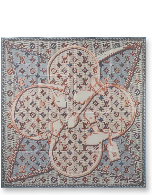 Multicolor Silk Scarf