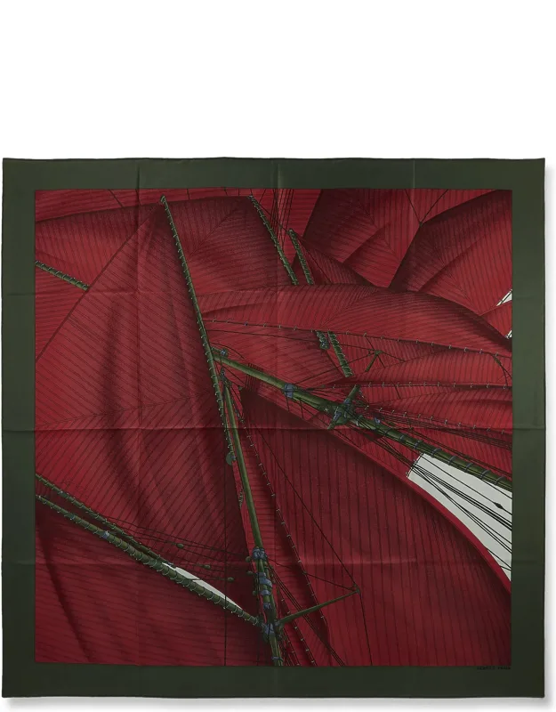 Vent Portant Ii Silk Scarf
