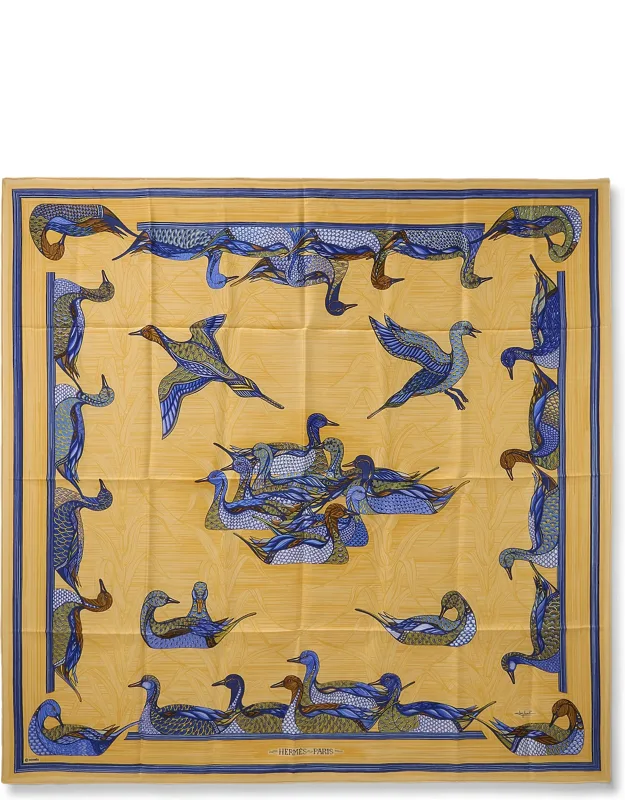 La Mare Aux Canards Silk Scarf