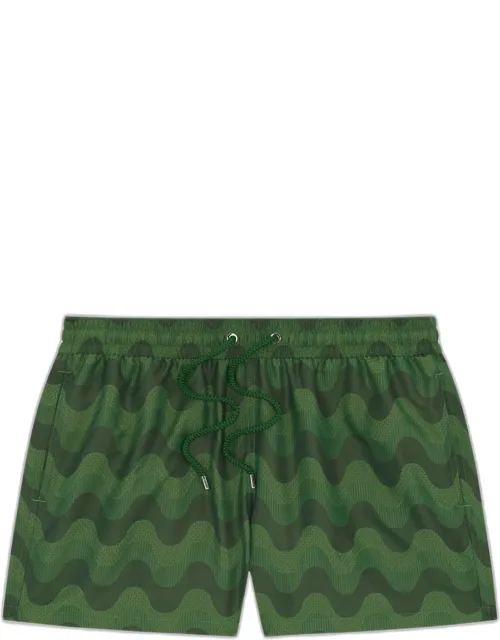Copa Wavy Jacquard Swim Shorts