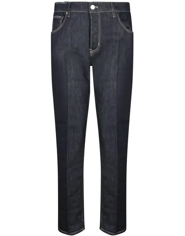 Pt Torino Jeans - Regular Fit, Button And Zip Closure